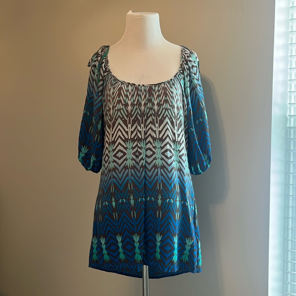 Guess Blue Dress Silk